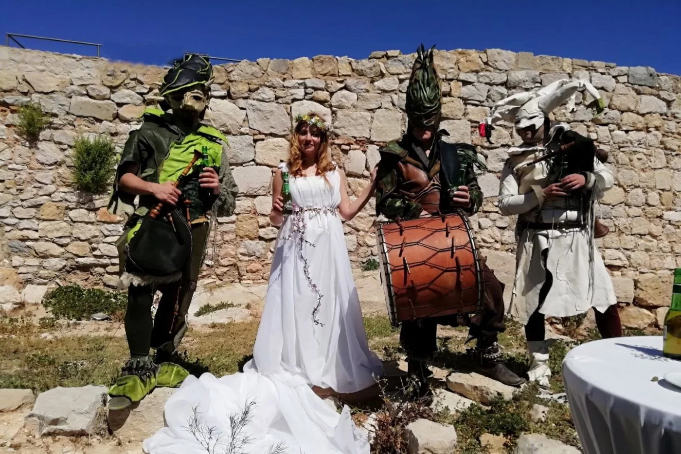 Dancem ameniza la presentación de la cerveza “El Alcázar”, celebrada en El Castillo de Santa Catalina en Jáen para Heineken.