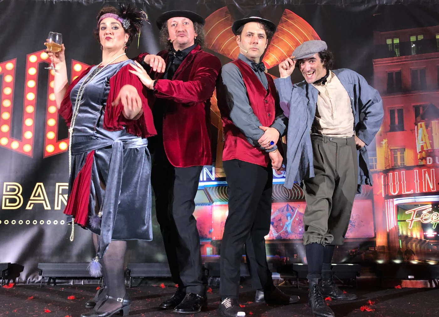 actores cabaret Años 20 en el 2020 con Dancem Espectáculos